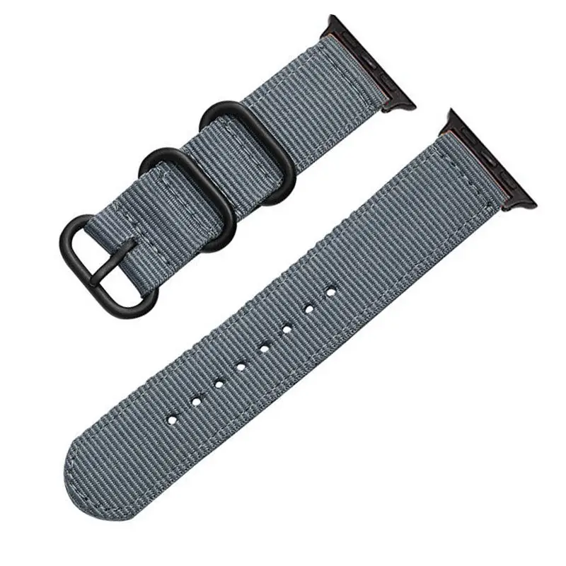 Nato Band Apple Watch Band For Men And Women Gray 42mm/44mm/45mm/49mm