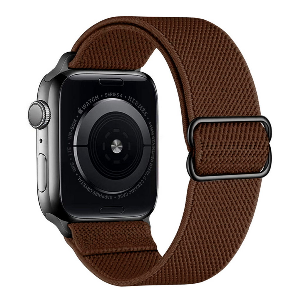 Nylon Loop Apple Watch Band For Men And Women Brown 42mm/44mm/45mm/49mm