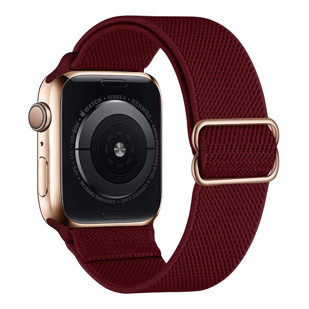Nylon Loop Apple Watch Band For Men And Women Claret 42mm/44mm/45mm/49mm