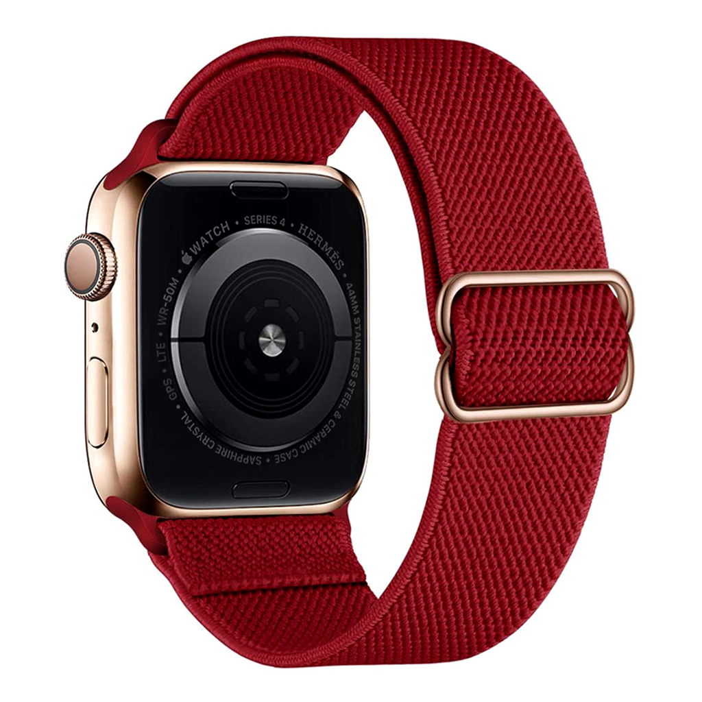 Nylon Loop Apple Watch Band For Men And Women Red 42mm/44mm/45mm/49mm