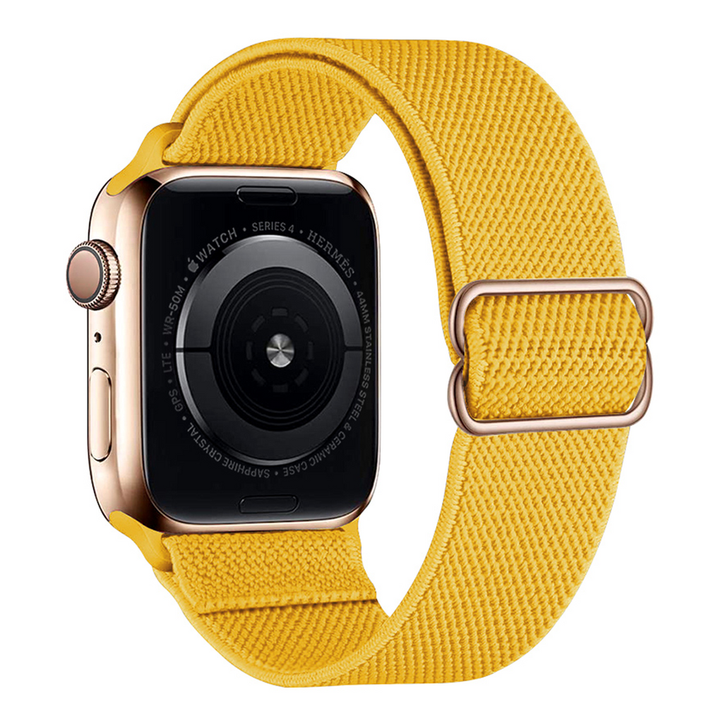 Nylon Loop Apple Watch Band For Men And Women Yellow 42mm/44mm/45mm/49mm
