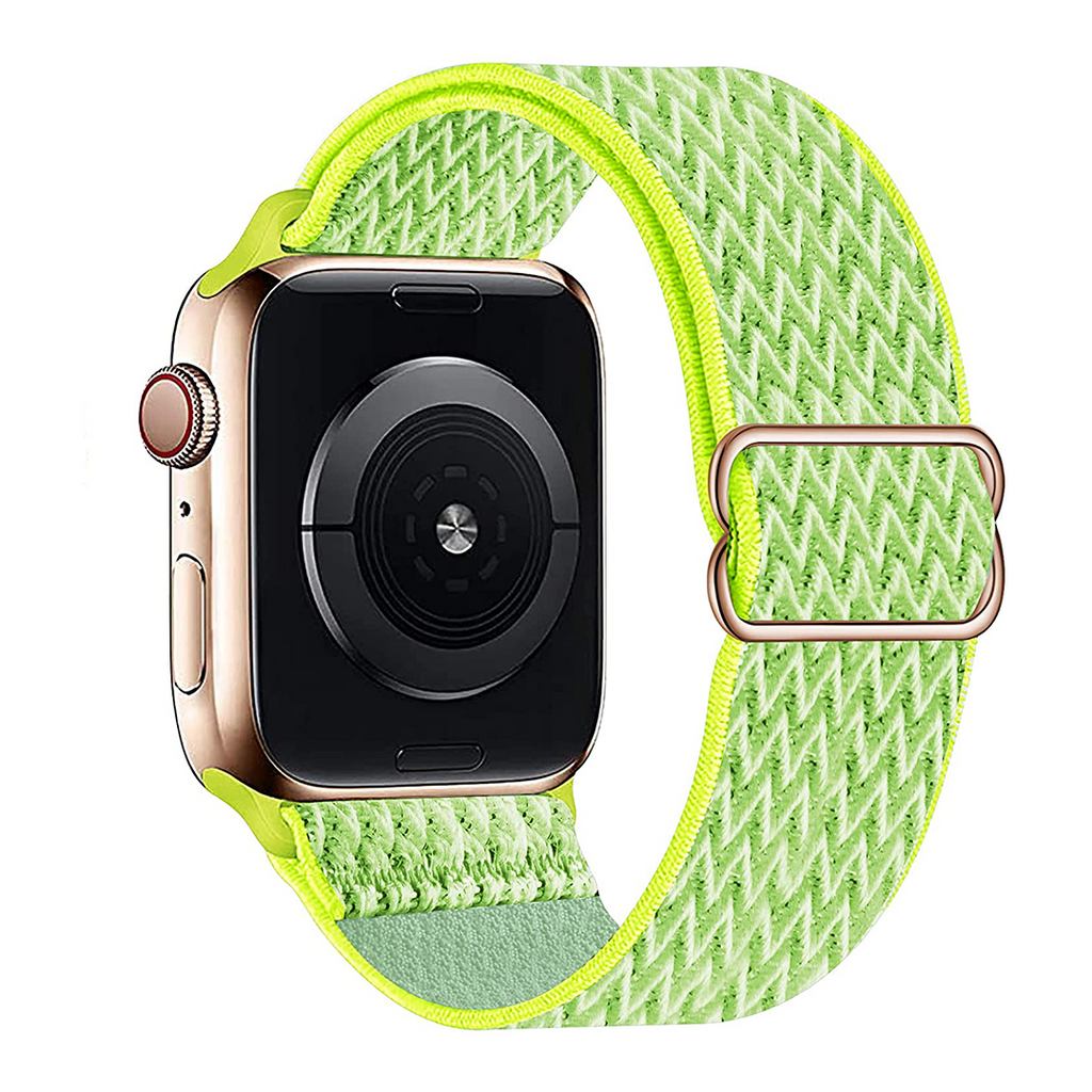 Nylon Loop Spring Edition Apple Watch Band For Men And Women Green 42mm/44mm/45mm/49mm