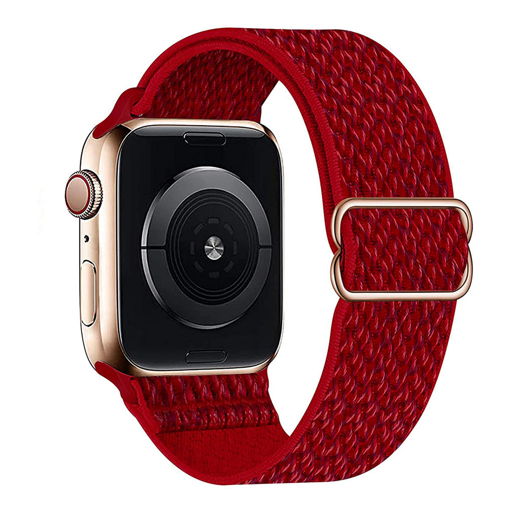 Nylon Loop Spring Edition Apple Watch Band For Men And Women Red 42mm/44mm/45mm/49mm