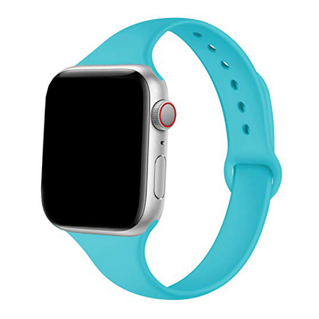 Slim Silicone Band Apple Watch Band For Men And Women Sky Blue 42mm/44mm/45mm/49mm