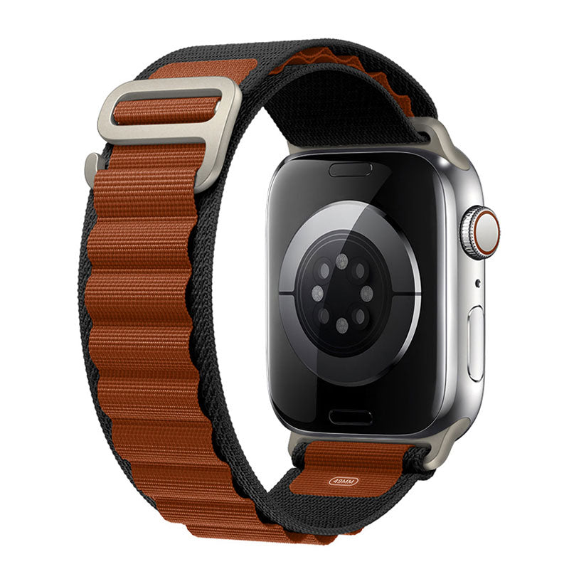 Summit Weave Band for Apple Watch Band Brown & Black