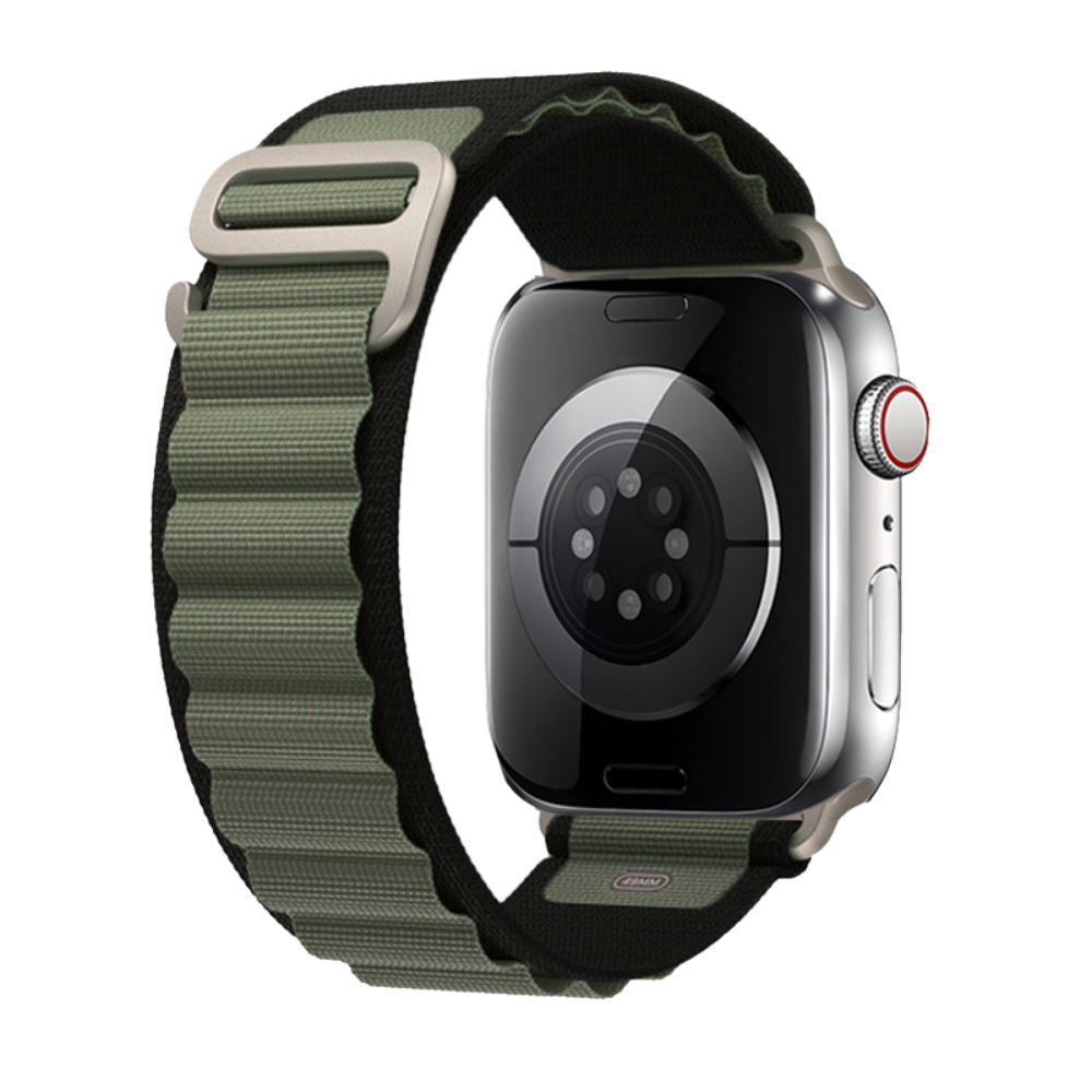 Summit Weave Band for Apple Watch Band Green & Black