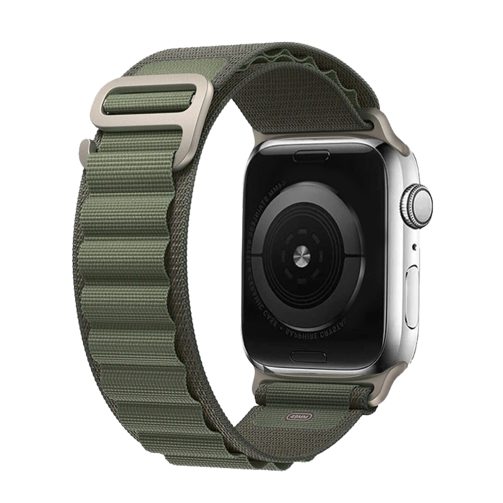 Summit Weave Band for Apple Watch Band Green
