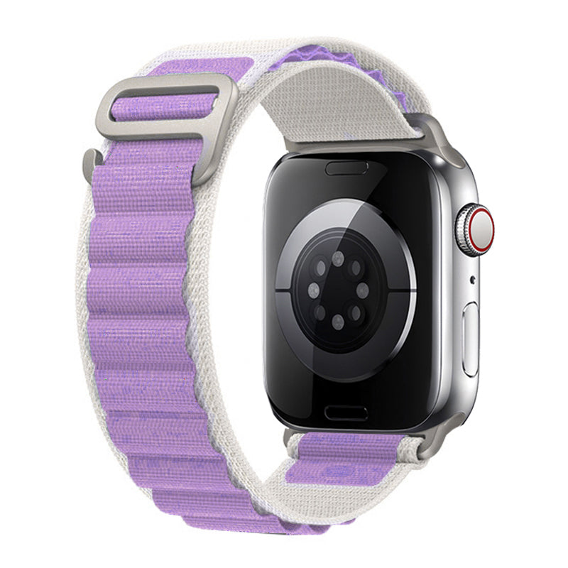 Summit Weave Band for Apple Watch Band Purple & White