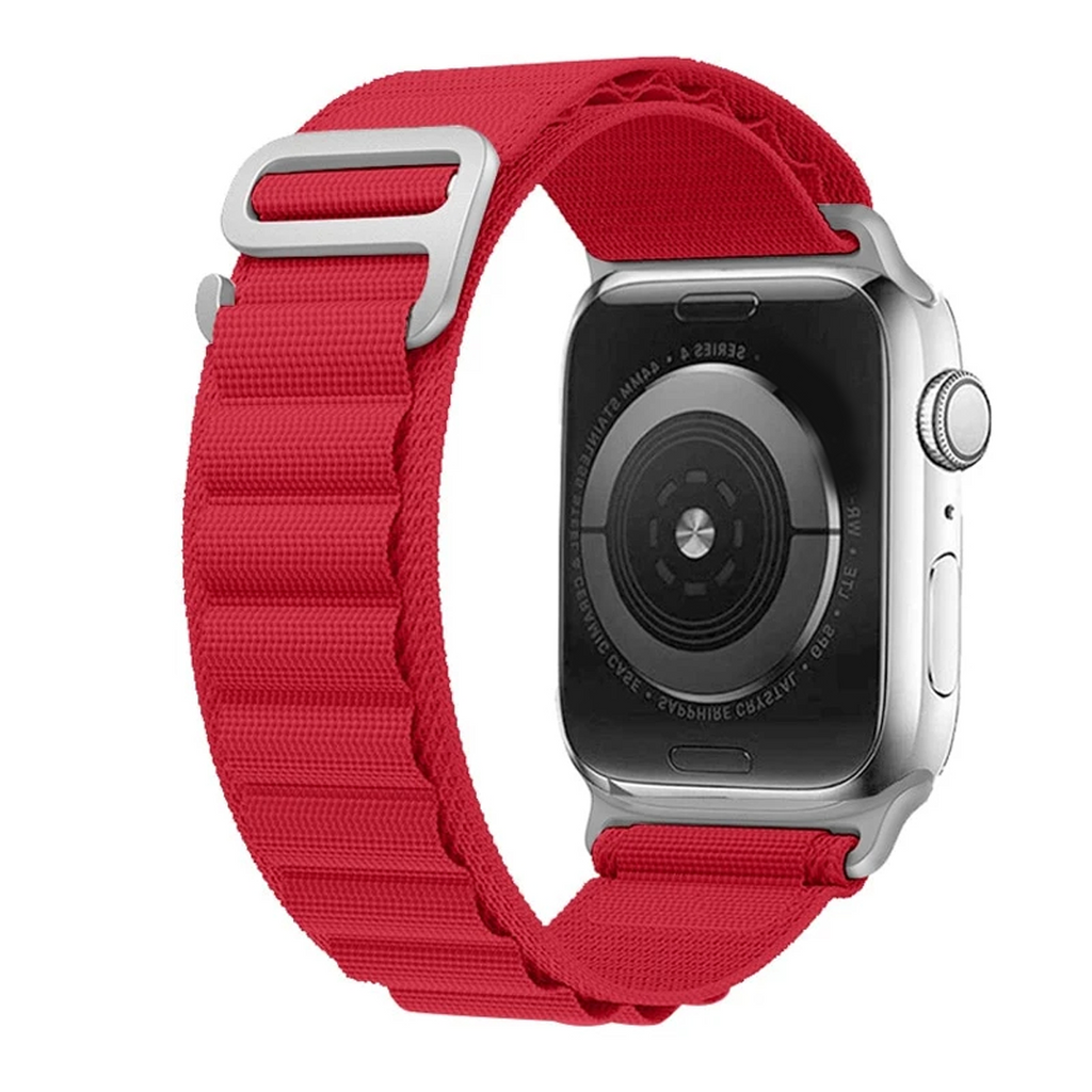 Summit Weave Band for Apple Watch Band Red