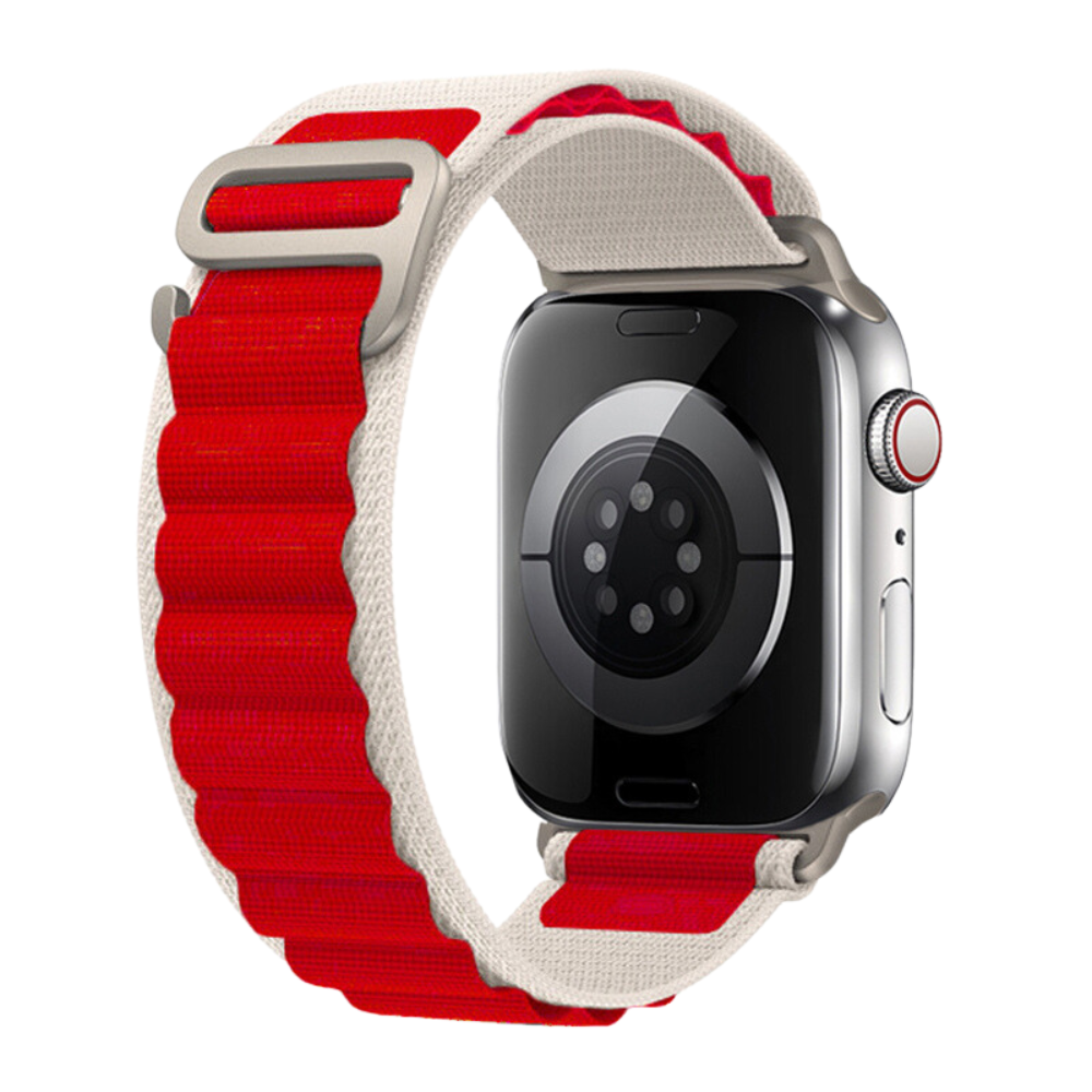 Summit Weave Band for Apple Watch Band Red & Starlight