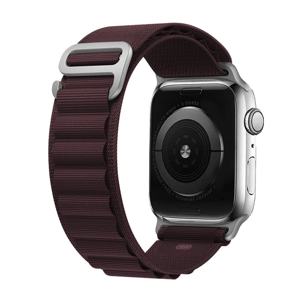 Summit Weave Band for Apple Watch Band Wine Red